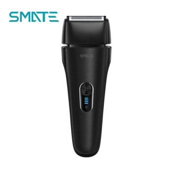 MiエコチェーンSMATE（SMATE）電気シェーバーは全身水洗いします。男性の髭剃りは4枚の刃ST-W 482黒です。